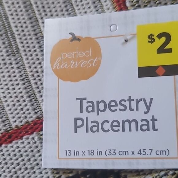 Happy Harvest Fall  Tapestry Placemat - Picture 4 of 4